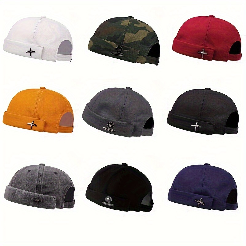 Brimless Hat For Men - Temu