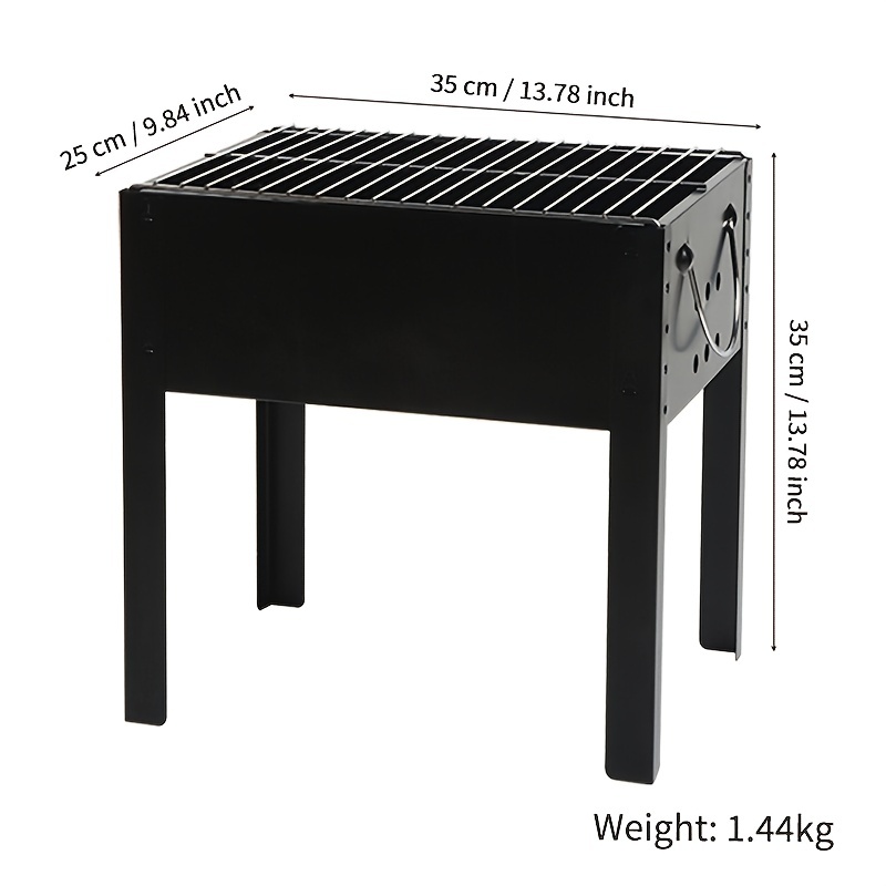 1pc Kitchen Household Foldable Barbecue Grill Home Party Meat Rack