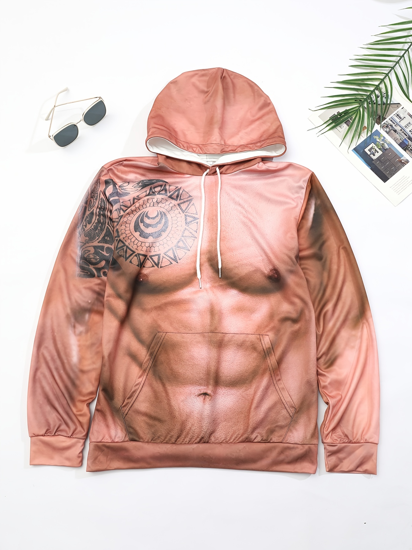 Strong Muscle Printed Unisex Hoodies With Street Style Clothing