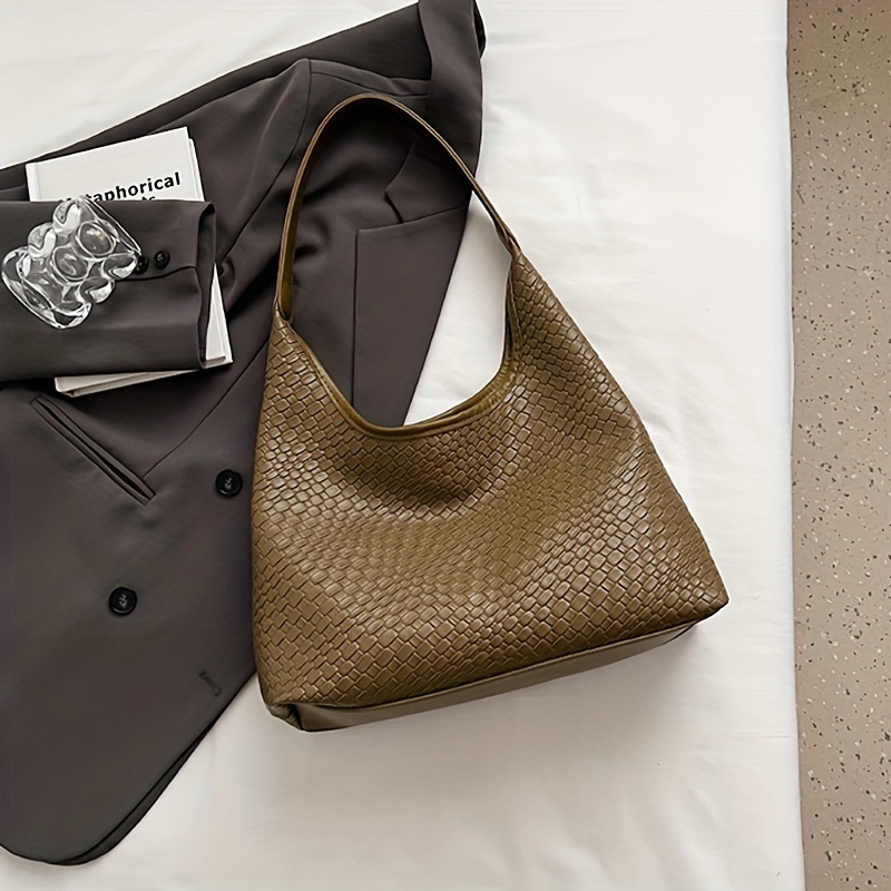 Vintage Geometric Print Tote Bag, Large Capacity Shoulder Bag, Women's  Casual Handbag & Commuter Purse - Temu