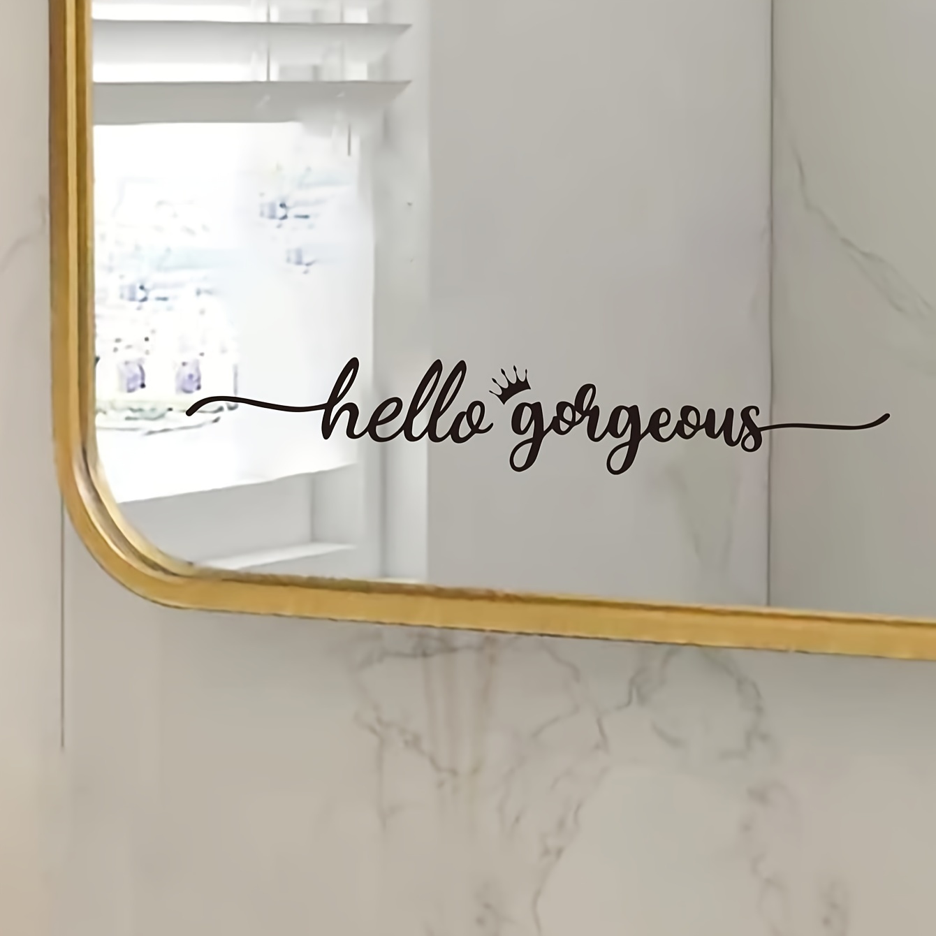 You Look Amazing Mirror Vinyl Sticker Decal For Bathroom - Temu