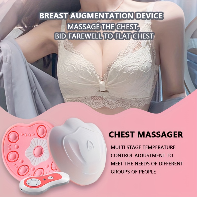 Electric Breast Massage Bra Vibration Chest Massager Wireless Breast  Enhancement