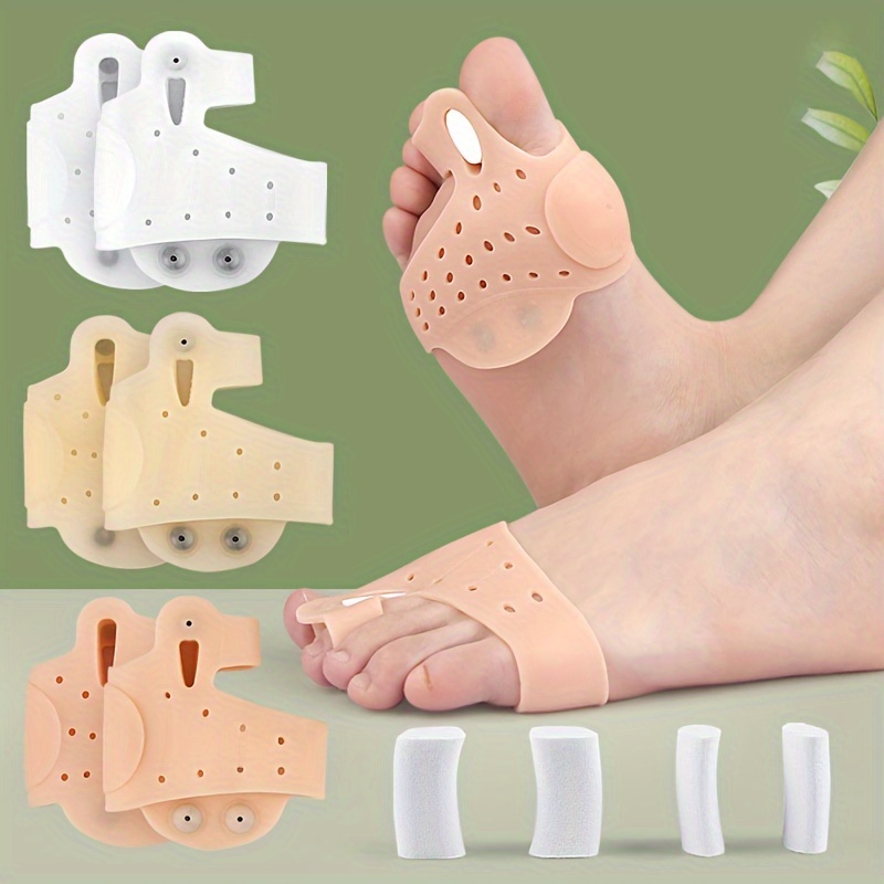 Bunion Corrector Bunion Cushion Silicone Forefoot Pads Toe - Temu