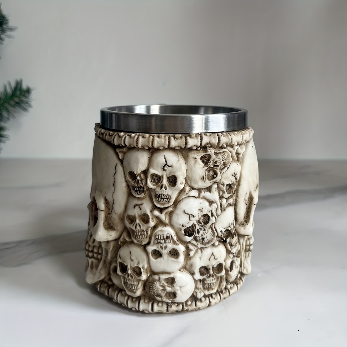 Halloween Gift Vintage Stainless Steel Dragon Beer Cup Skull - Temu