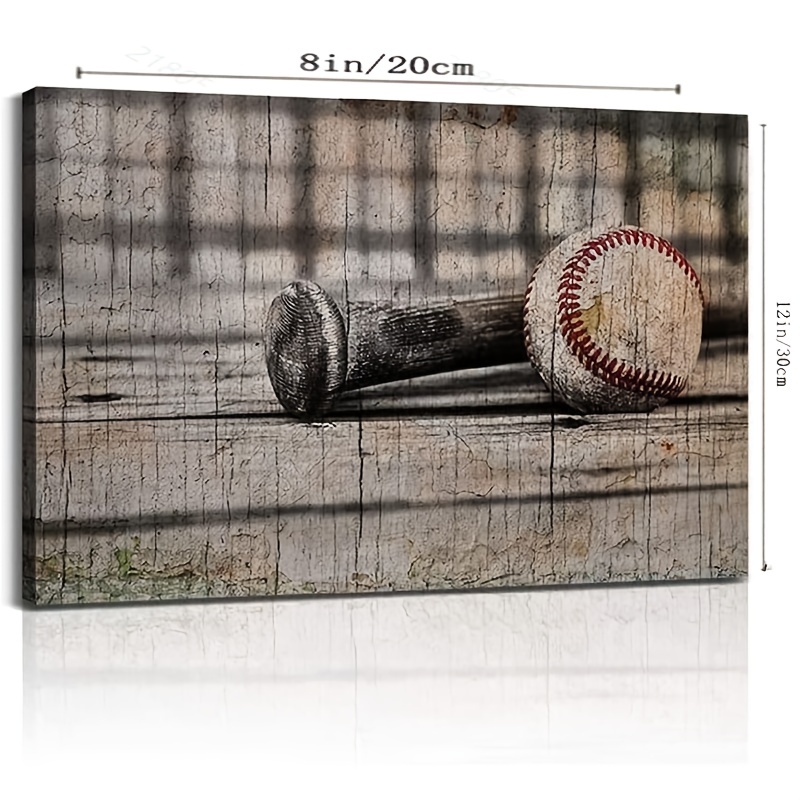 Vintage Baseball Poster - Perfect For Boys Bedroom And Home Decor - Printed  Canvas Painting - Wall Art - No Framed - Living Room, Office, Dining Room -  Temu