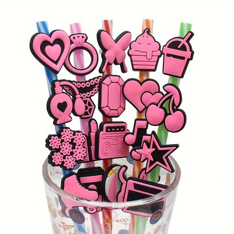 Summer Vacations Straw Toppers Charms For Tumblers - Temu