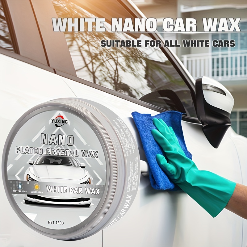 Make Your Car Like New With White Car Wax Crystal - Temu