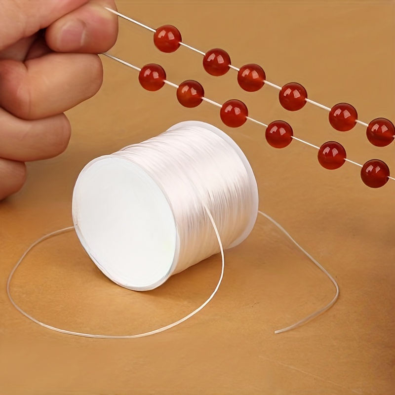 6 rouleaux de fil de perles pour la fabrication de bijoux et de bracelets  artisanaux faisant du fil coloré