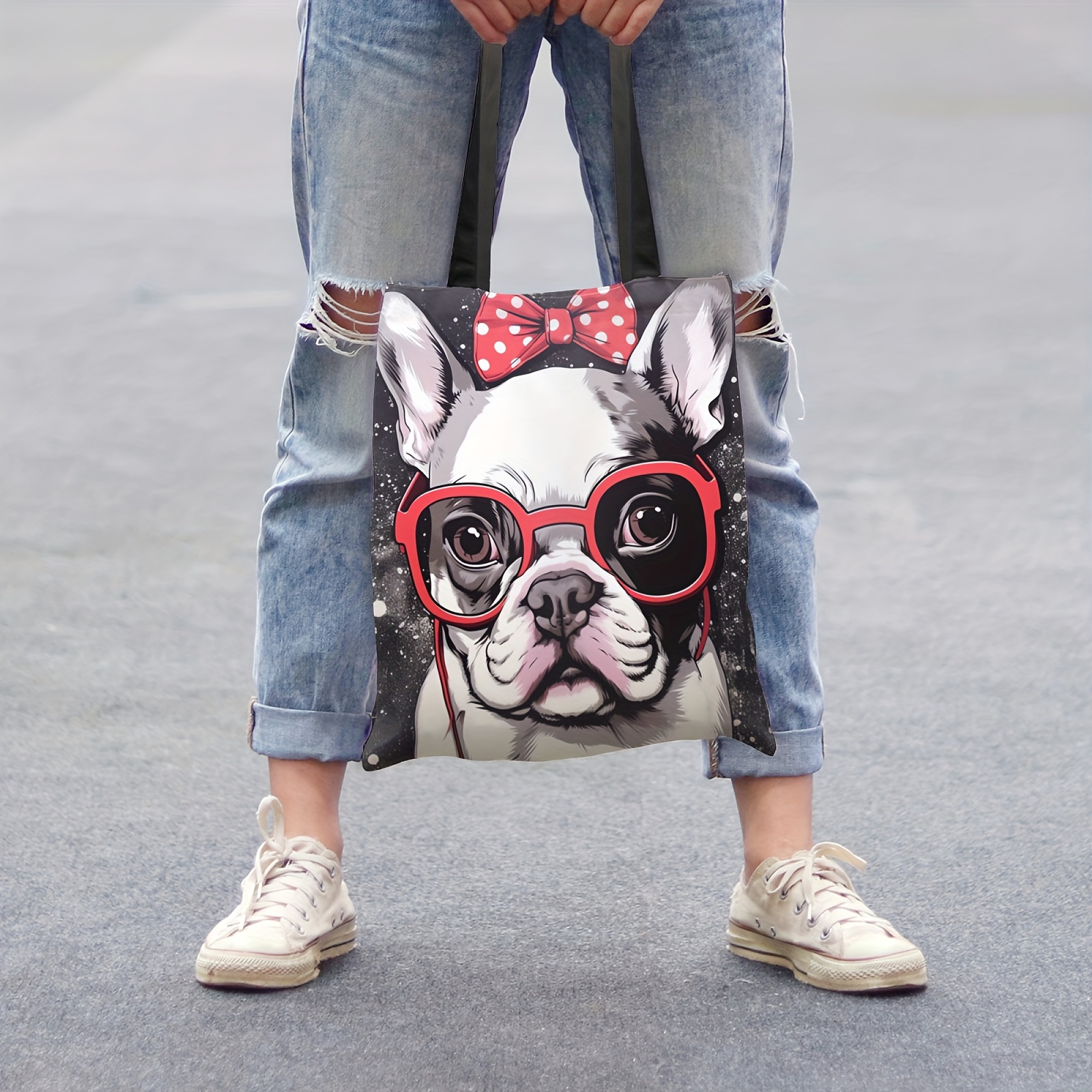 Sac a discount main bouledogue français