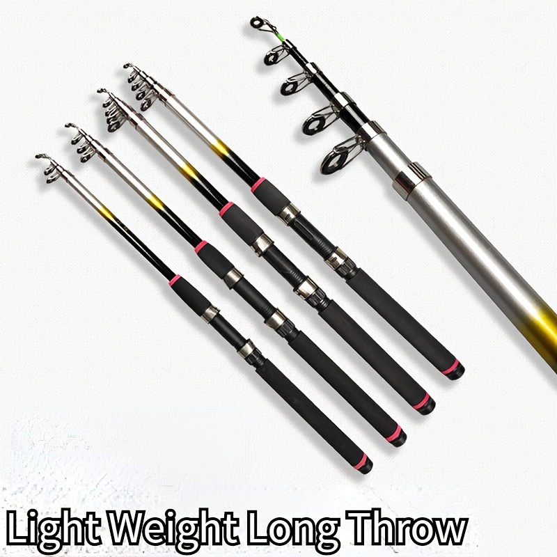 Short Section Fishing Rod Ultra Light Carbon Fiber Mini Rod - Temu
