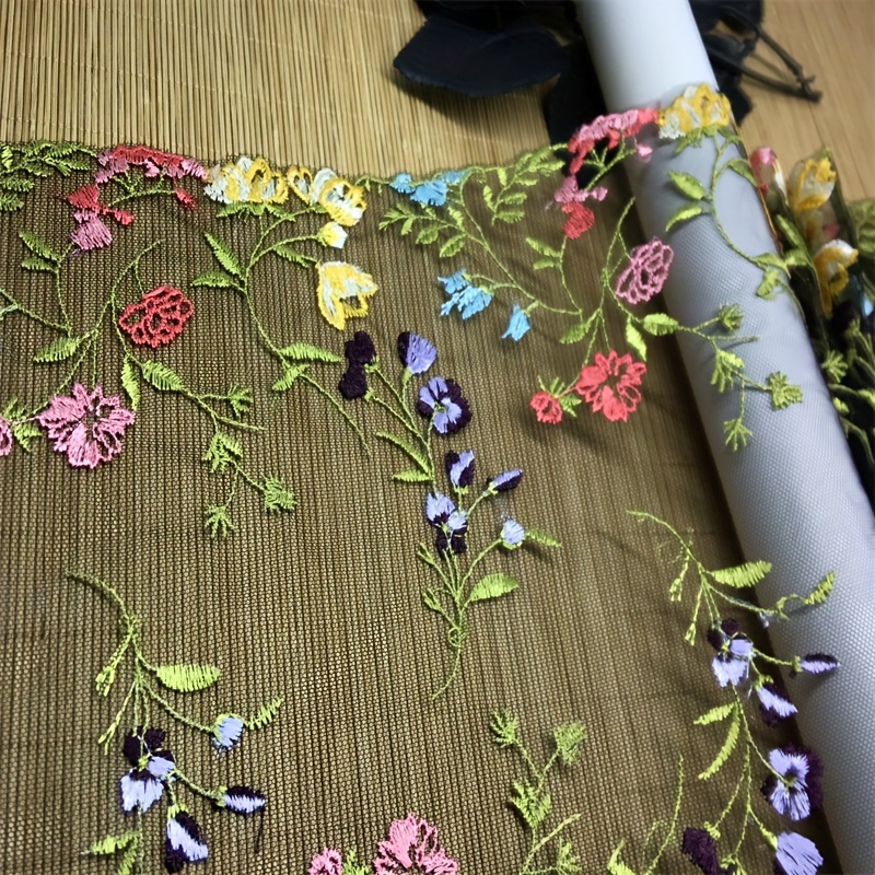 technique selection - How to do embroidery on tulle netting fabric? - Arts  & Crafts Stack Exchange