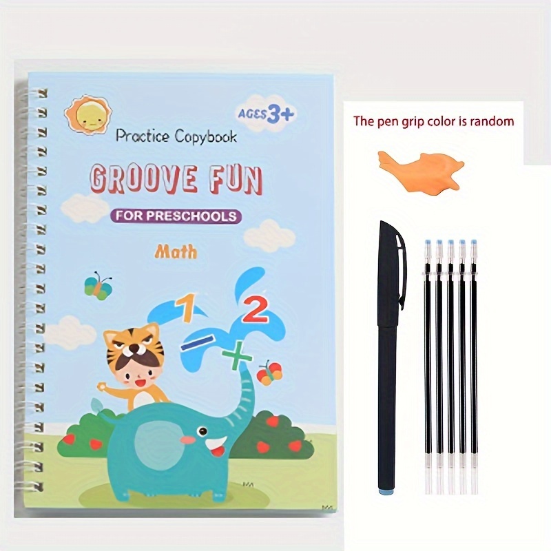 English Version Montessori Children's Hard Pen Groove - Temu