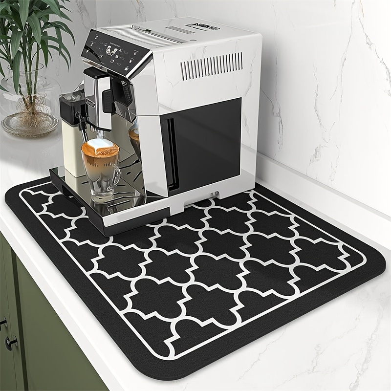 Coffee Maker Mat For Kitchen Counter Protector Rubber Padded - Temu