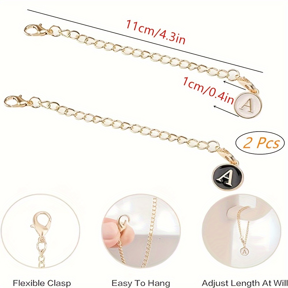 1pc ID Initial Letter Charm for Water Cup Handle, Cup Identification Decoration Accessories,Temu