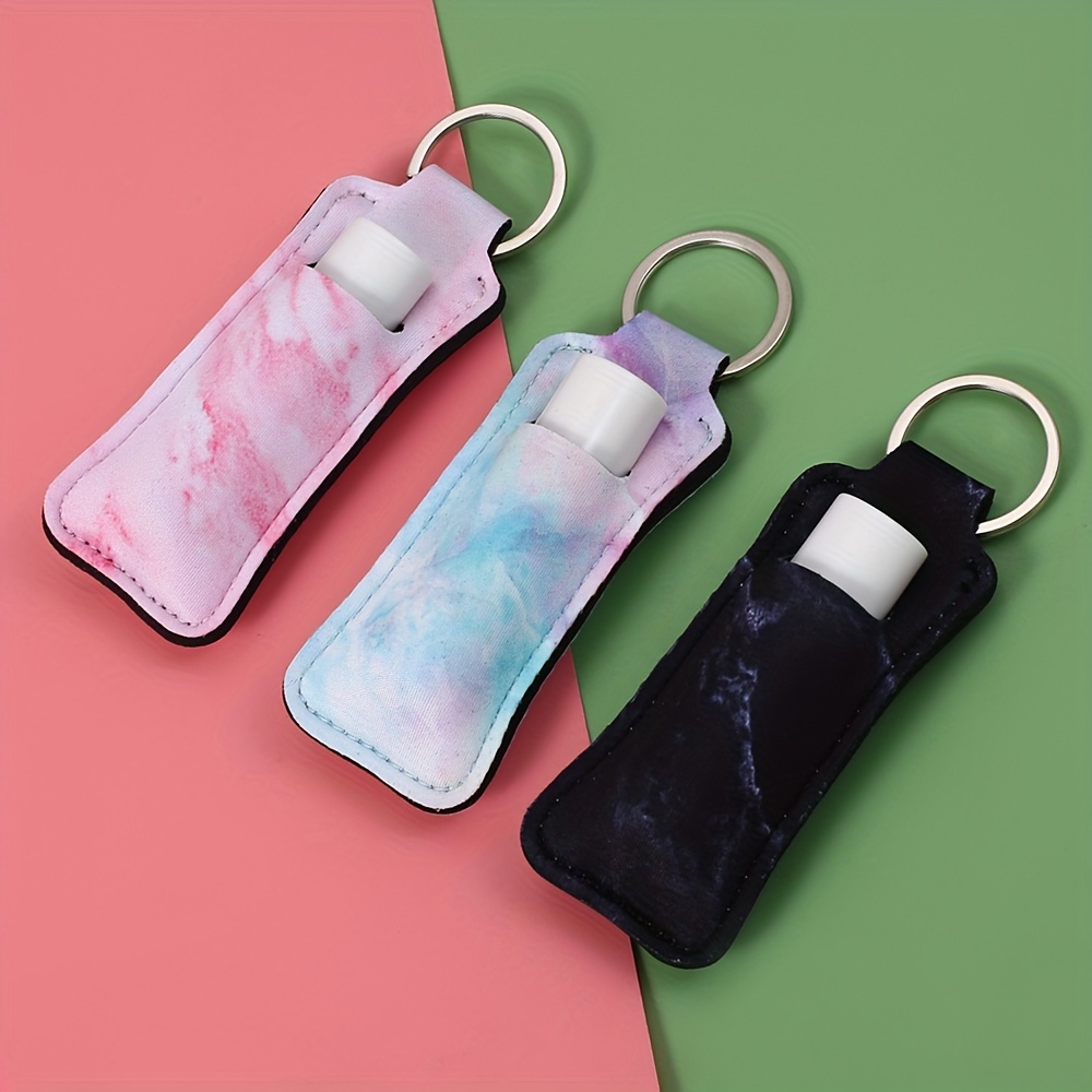 Fashion Windmill Pattern Mini Lipstick Bag, Lightweight Cylinder Type  Pendant With Keychain, Perfect Bag Accessories - Temu