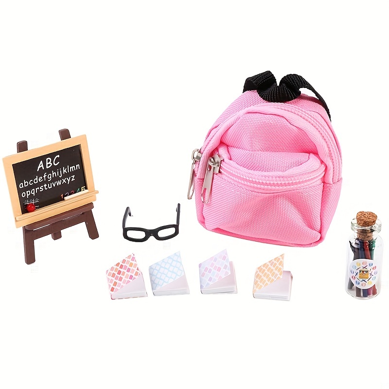 Mini mochila con online utiles escolares