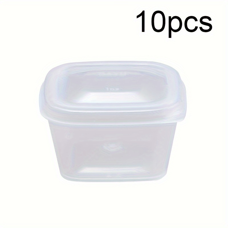Stainless Steel Sauce Cups Square Sauce Box Sealed Dip Cups - Temu