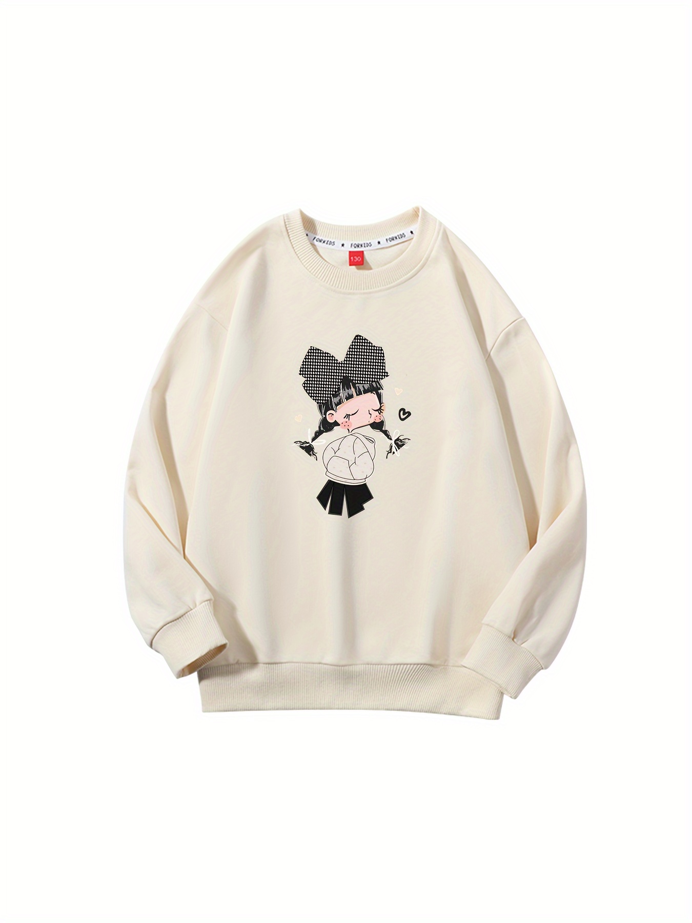 Girls Sweatshirt - Temu