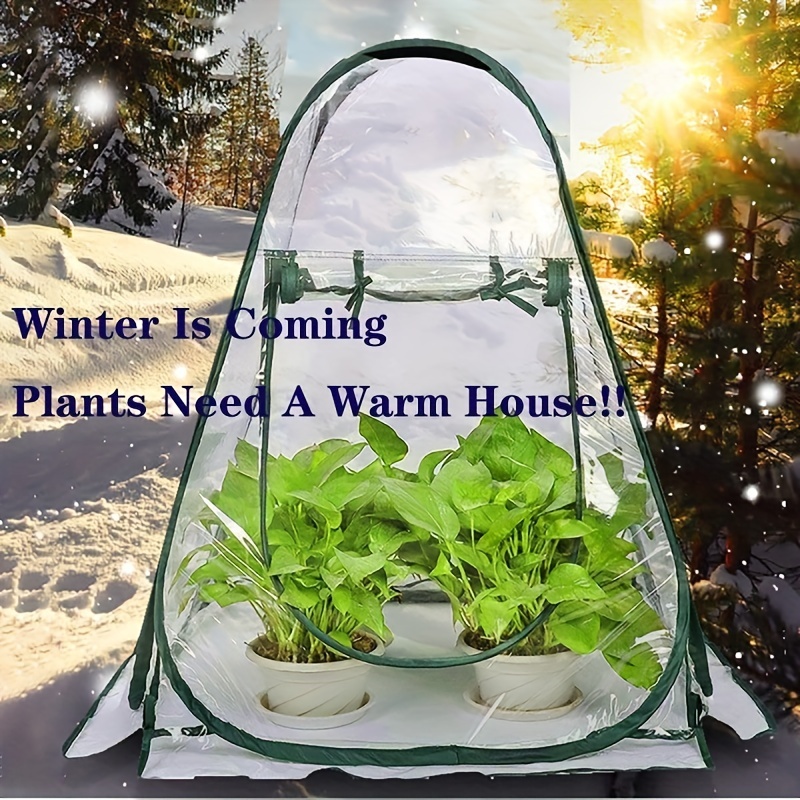 Pop Up Greenhouse Cover, Transparent Pvc Mini Small Grow Plant House Tent,  Gardening Flowerpot Warm Room Backyard Flower Shelter For Indoor Outdoor  Temu Australia