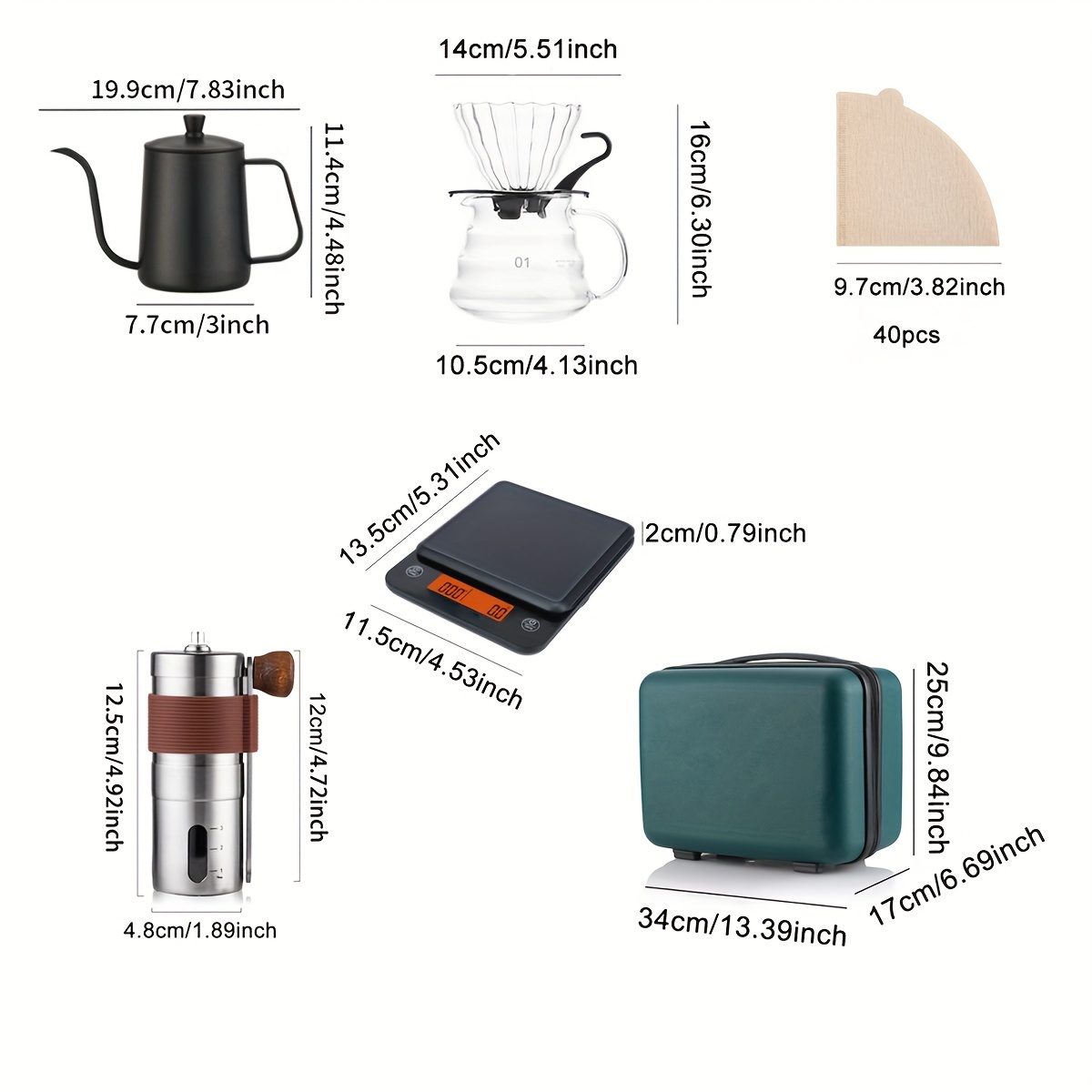 Portable Manual Drip Coffee Maker -Battery Operated Dropshipping