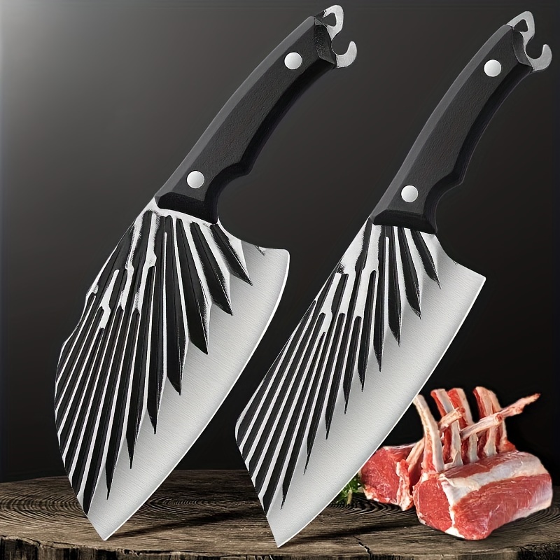 Kitchen Knife Meat Knife Meat Cleaver Household Outdoor Bbq - Temu