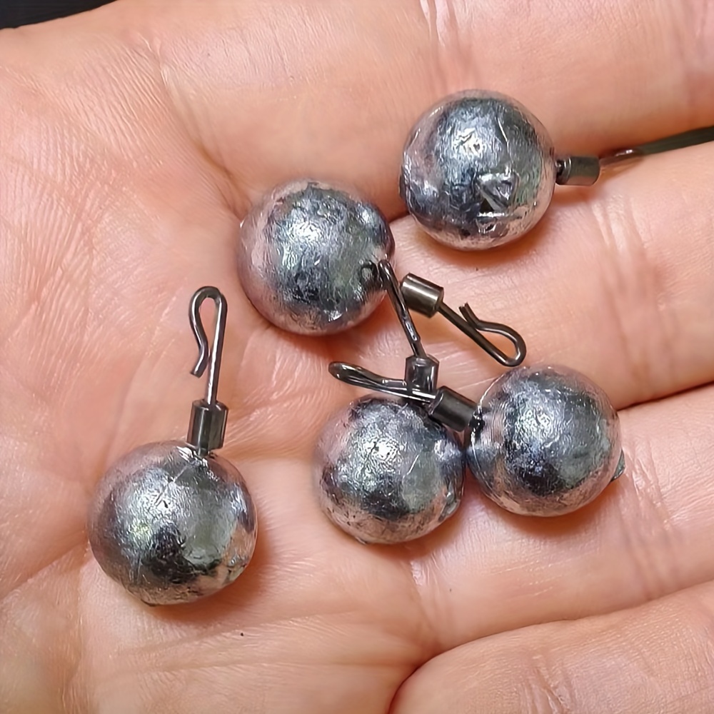 Round Fishing Weights Sinkers Bass Casting Drop Shot Sinkers