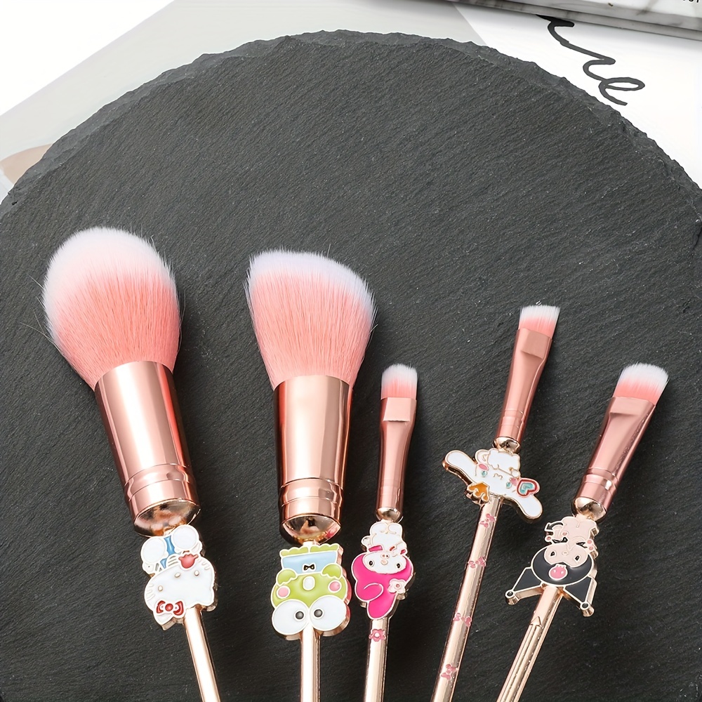 Makeup Brushes Anime Metal Cosmetic Brush Set Eye - Temu
