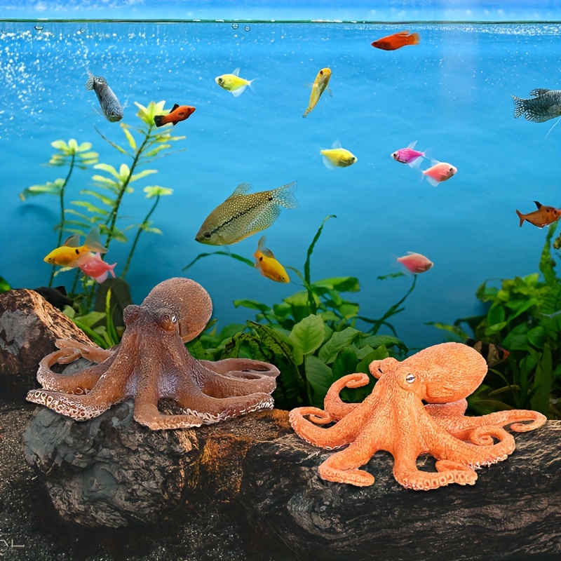 Octopus fish tank outlet decorations