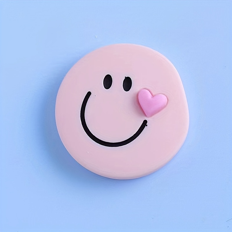 Pink Smiley Face Heart - Patch