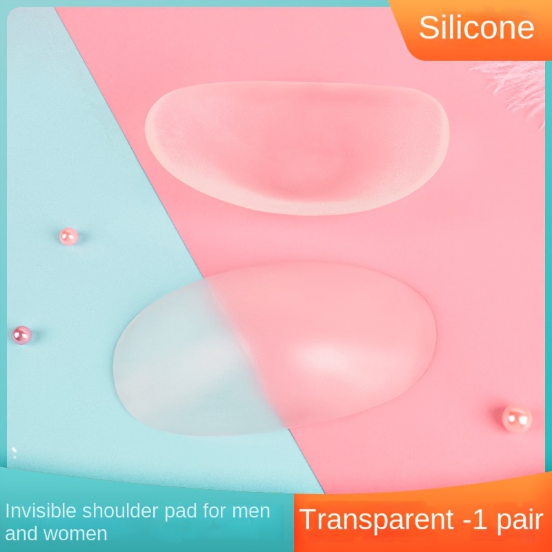1pair foam bra pads Shoulder Pads for Clothes Invisible Shoulder