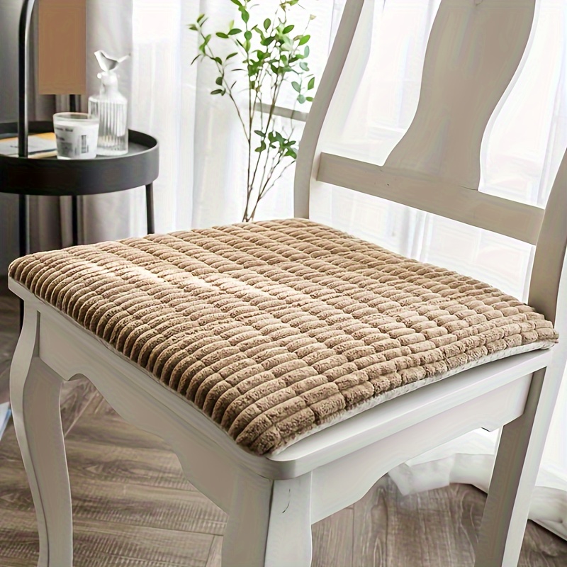 Chair Cushion Solid Color Seat Cushion Simple Modern Style - Temu