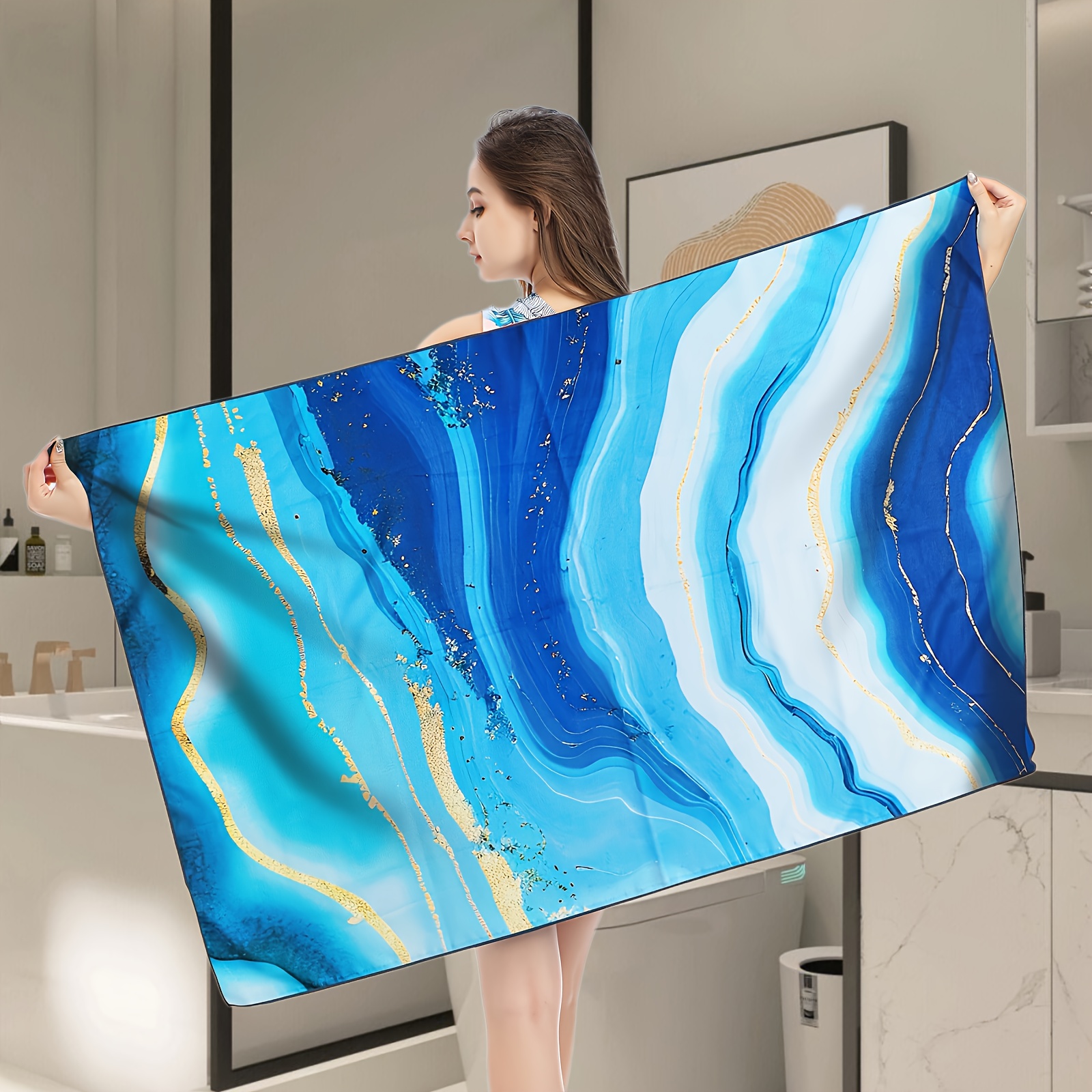 Microfiber Bath Towel extra Absorbent Fast Drying - Temu Canada