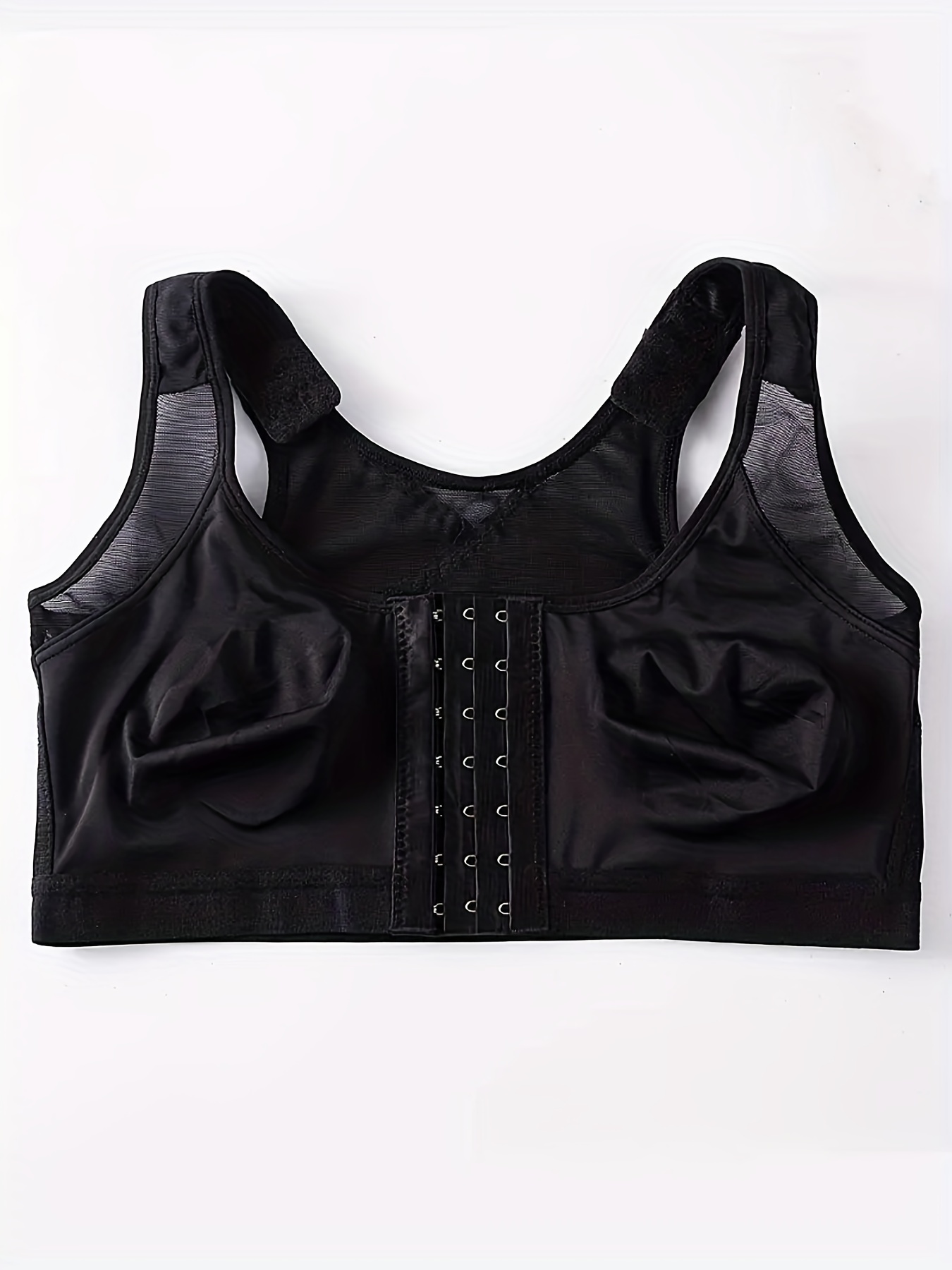 Front Buckle Sports Bras Breathable Back Cross Mesh - Temu United