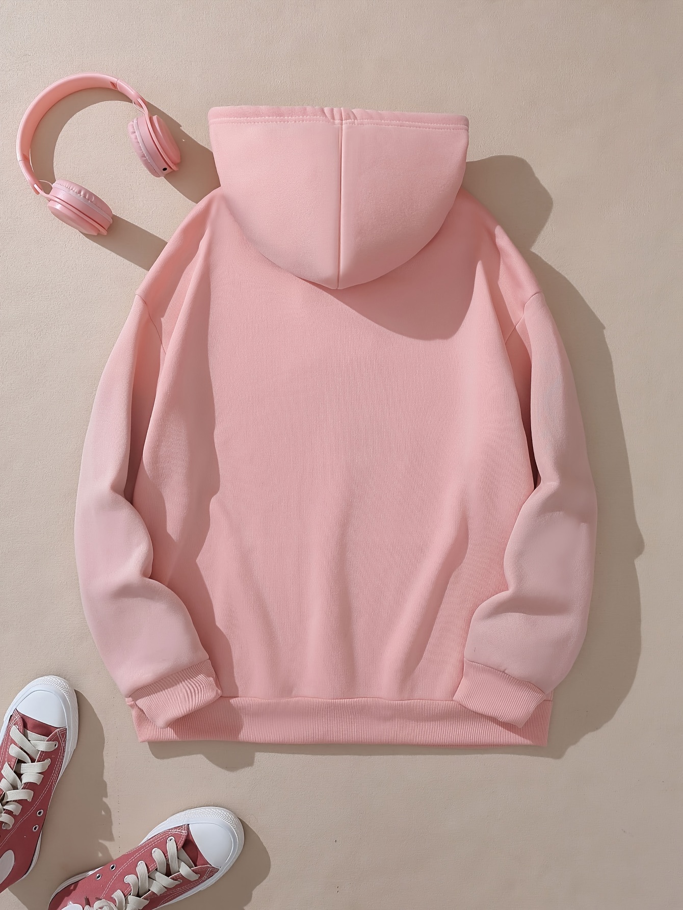 Sudadera Mujer Rosa Estampado Letras