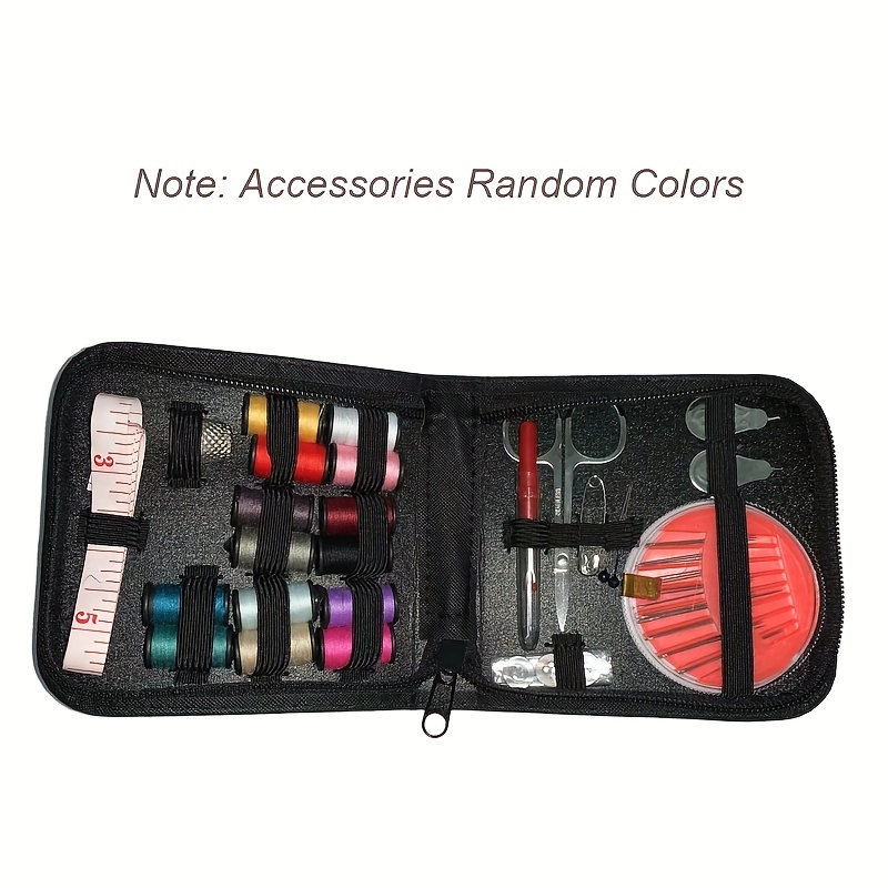 172pcs/pack Sewing Kit Box And Tool, 48 Color Thread Rolls, Portable Home  Travel Craft Set, Hand Sewing Tools, Machines Bobbin