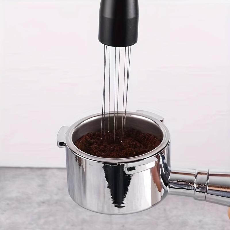 Coffee Tamper Distributor Leveler Tool Needle Type