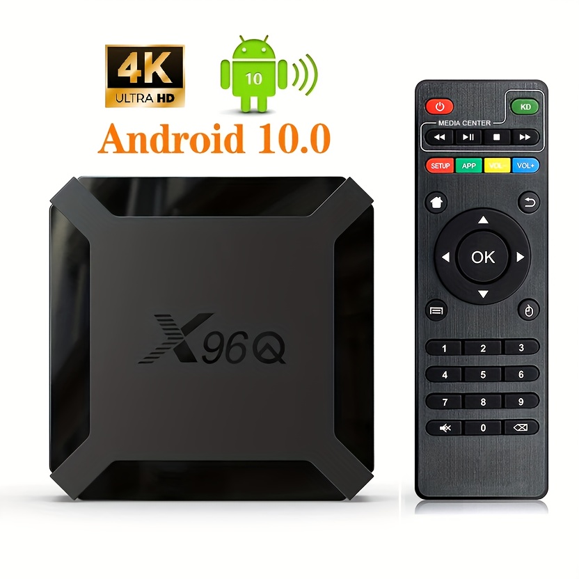 Lecteur multimédia X96Q pour boîtier TV Android 10.0 Allwinner