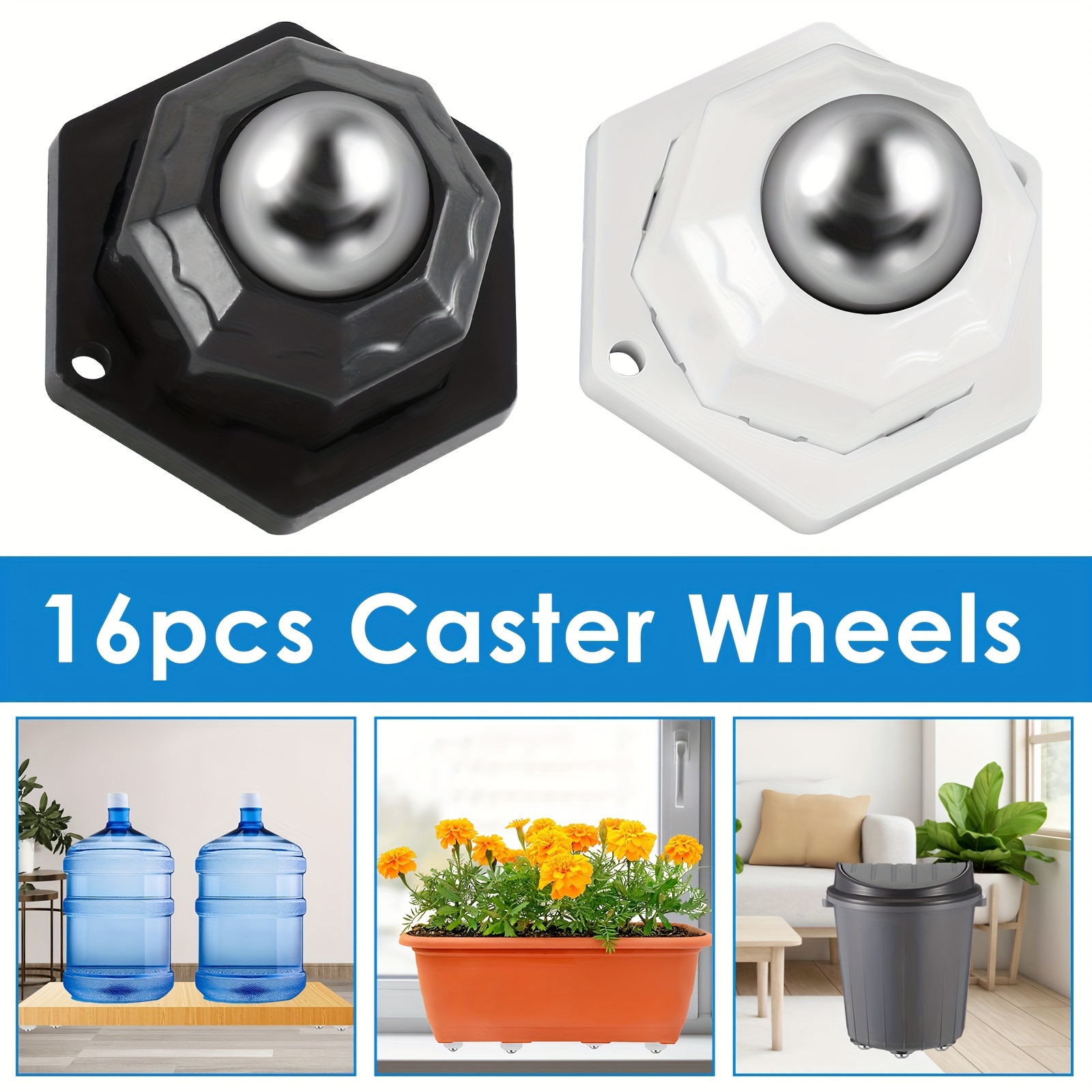 Mini Casters Wheels Self Adhesive Universal Small Casters - Temu
