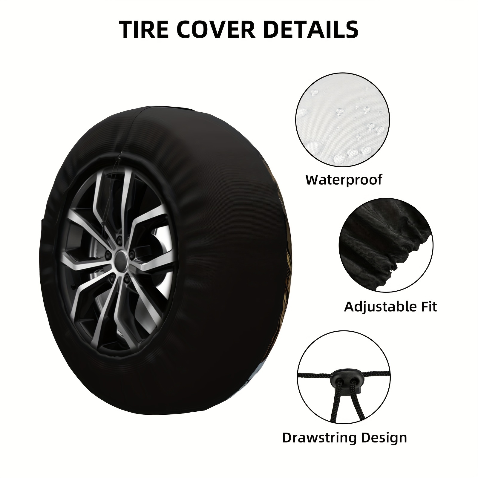 Mountain Vintage Spare Tire Cover Weatherproof Wheel Protectors Universal  Fit For Trailer Rv Truck Camper Travel Trailer Temu Canada