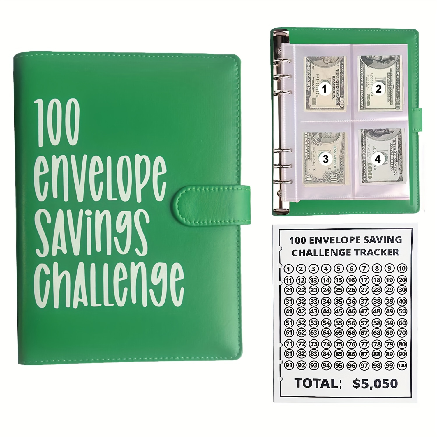 100 Desafíos Sobres Libro Retos Ahorrar Dinero 2024 Nuevo - Temu