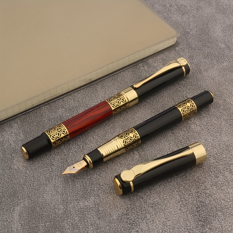 lassical Metal Black Fountain Pen Converter Calligraphy Pens for Writing  Drawing Journal Business Gift Pens