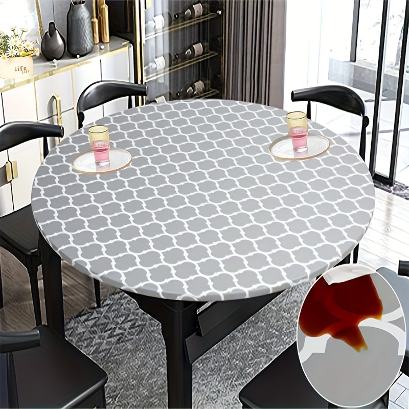 Tovaglia Tovaglia Pvc Plastica Lavabile In Acqua. Protezione da tavolo  rettangolare impermeabile per cucina, picnic, esterno, interno (137 x 200  cm) A