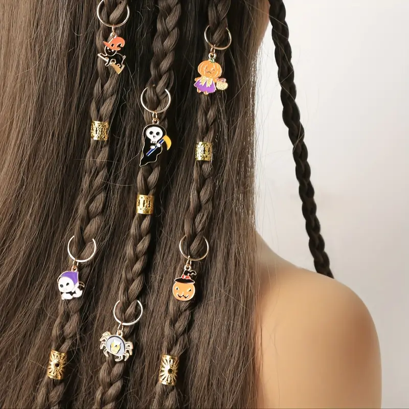 Dreadlocks Braid Beads Hair Rings Hair Clips Alloy Hair - Temu