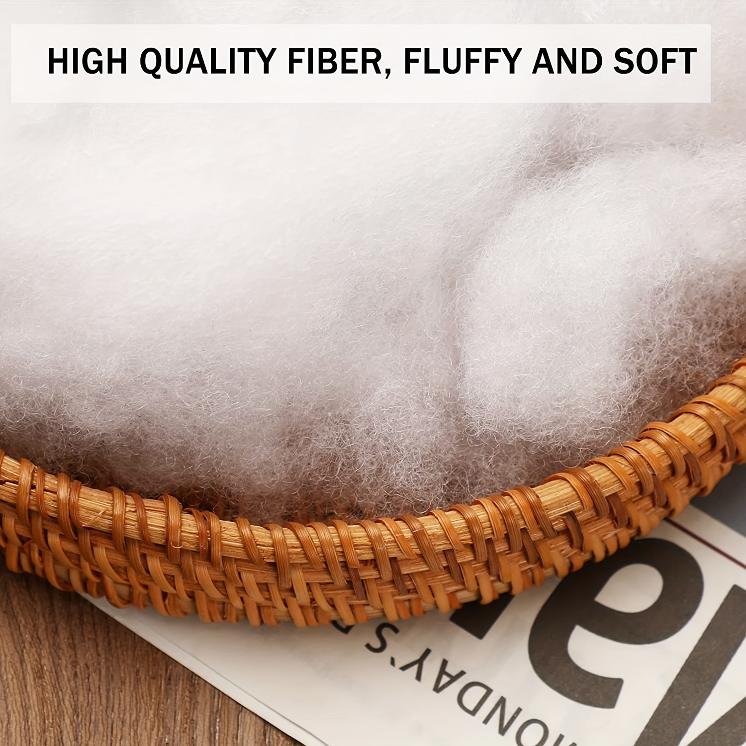 Relleno de fibra de poliéster de 14.1 onzas, fibra de relleno de alta  resistencia, relleno para animales de peluche, almohadas, acolchados, puf