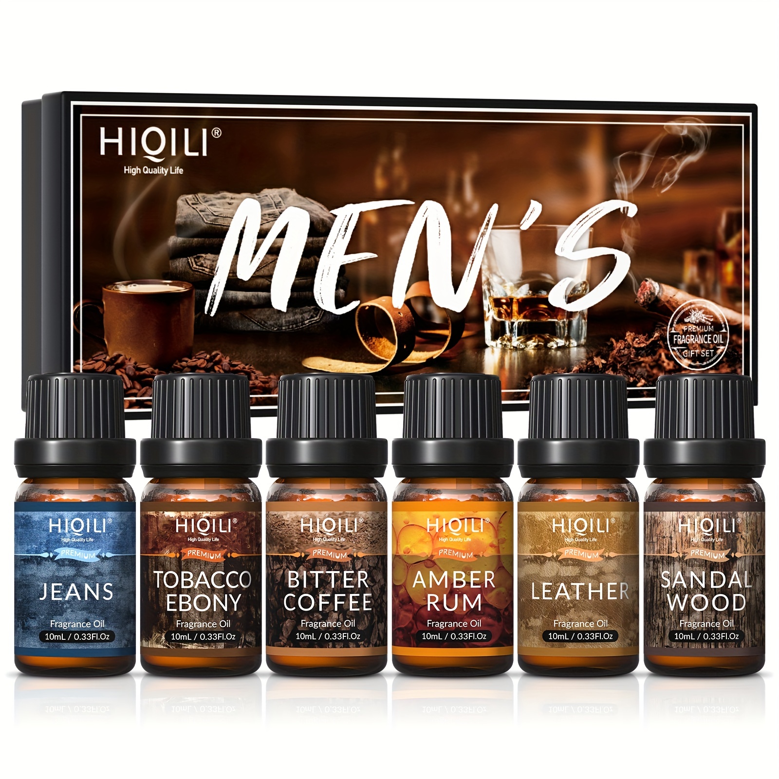 Fragrance Oils Set For Men Men's Pubs Premium Grade - Temu