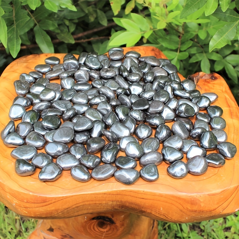 Hematite Crystal, Hematite Gemstone, Healing Crystals Tumbled Gemstones,  Healing Stones, Reiki Charged Stones