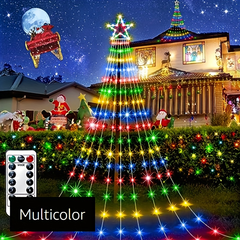 Christmas Lights Outdoor 800 Led Christmas Tree Lights - Temu