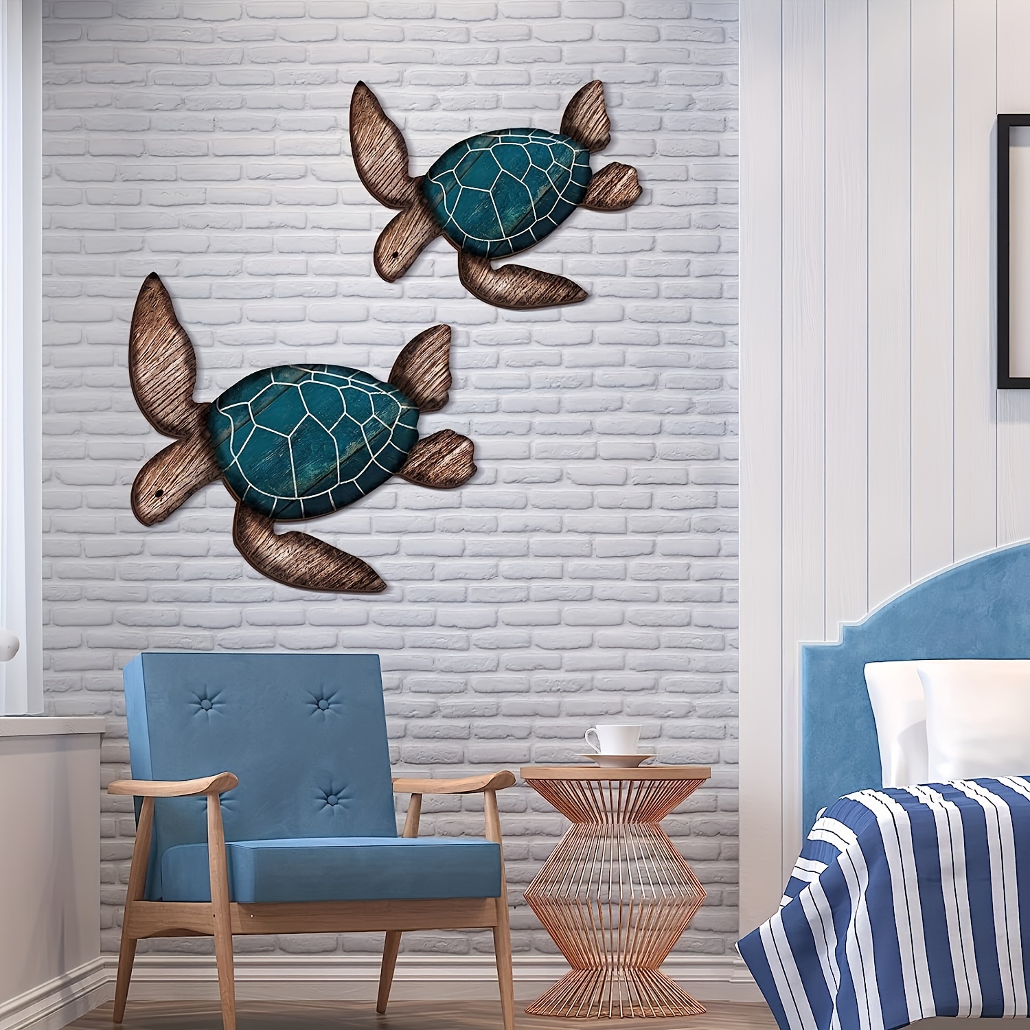 Decorative Sea Turtles, Coastal Decor