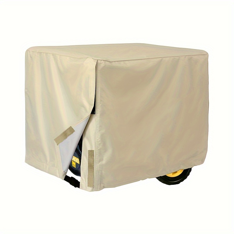 Waterproof Universal Generator Cover 32 X 24 X 24 Inch, For Most Generators 5000-10000 Watt, Light Tan