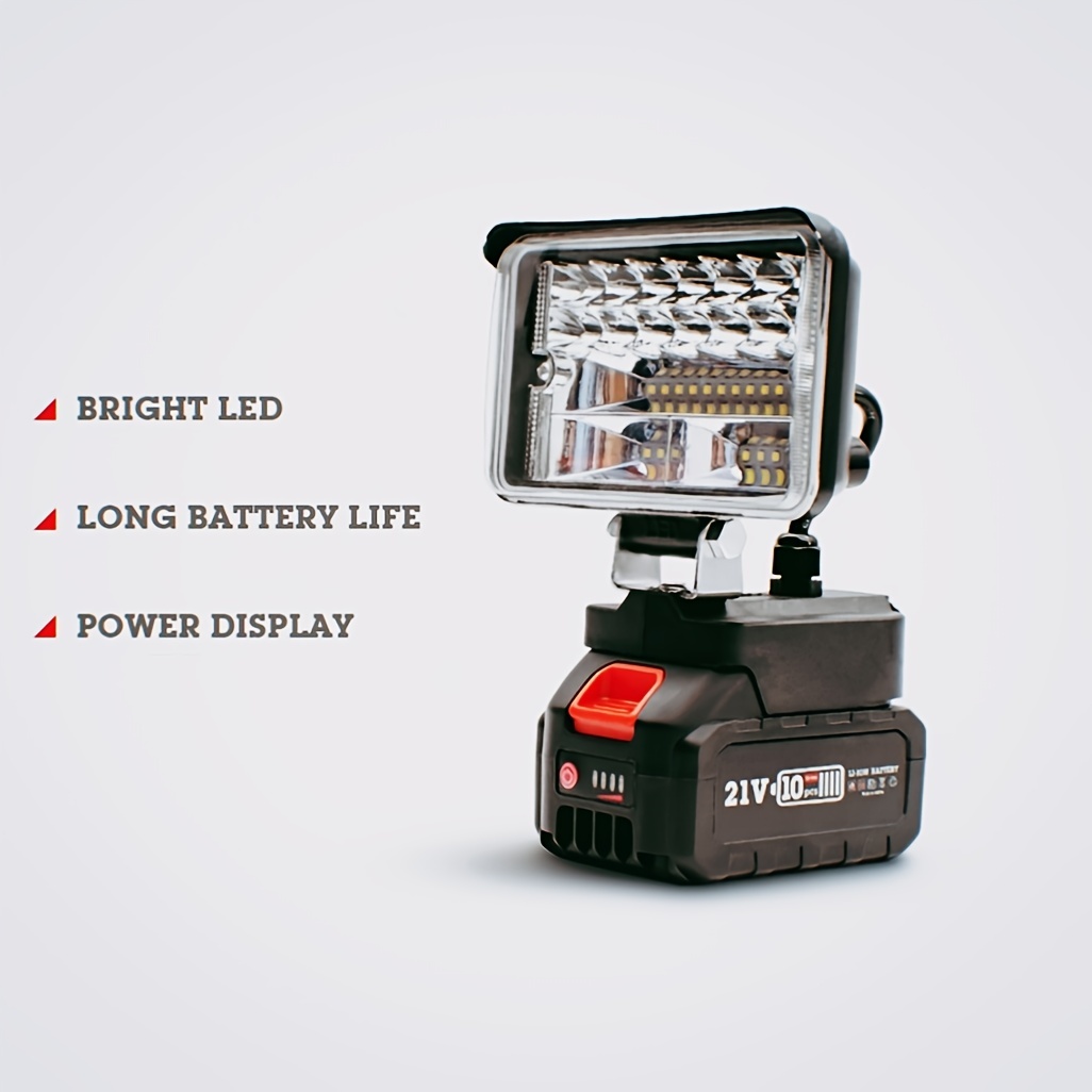 10 Watt LED Cordless Handheld Work Light, Battery Operated